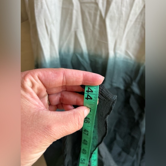 A rare bird  NWT SM midi linen blend ombre boho dress LAGANLOOK hippie coastal - Picture 6 of 9